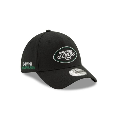 New York Jets Gorra | New Era Official NFL Draft 39thirty Stretch Fit Cap Mexico - Negros